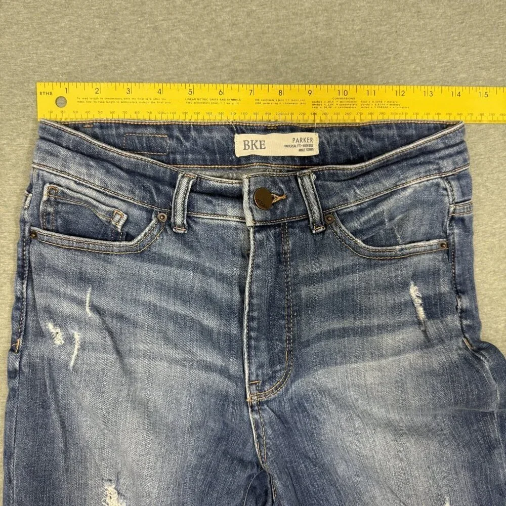 BKE Women’s Parker High Rise Ankle Skinny Jeans SZ 27 - Picture 3 of 12